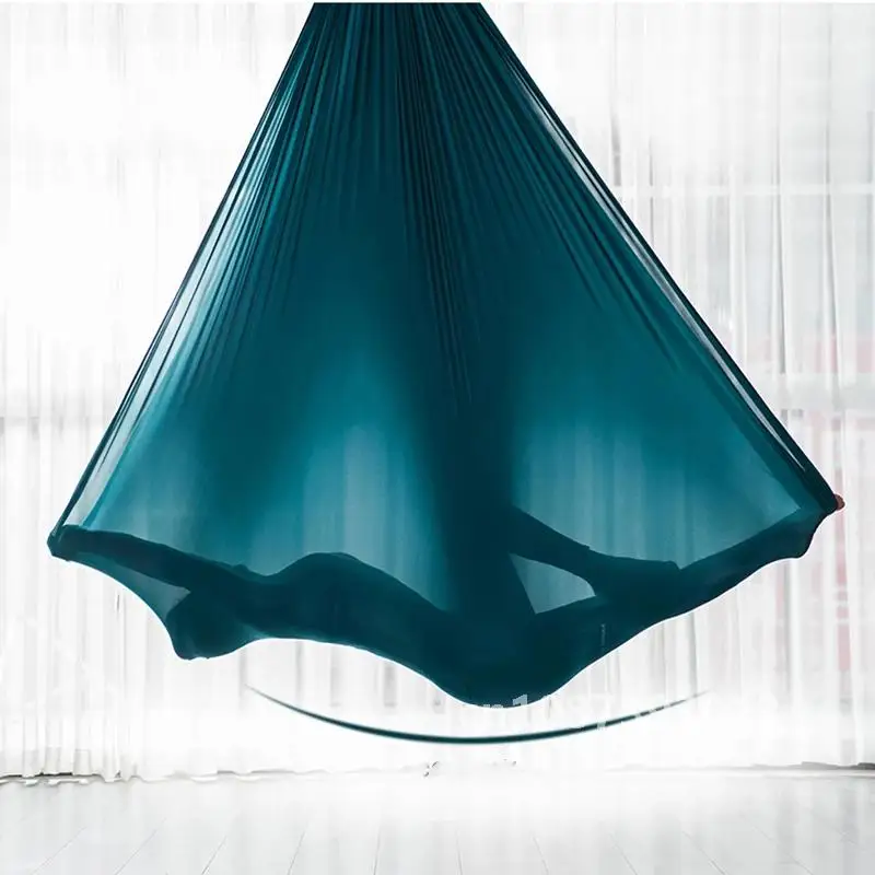 5.5 Yards Aerial Yoga Hammock Fitness Yoga Swing for Antigravity Yoga Inversion Improved Flexibility Core Strength