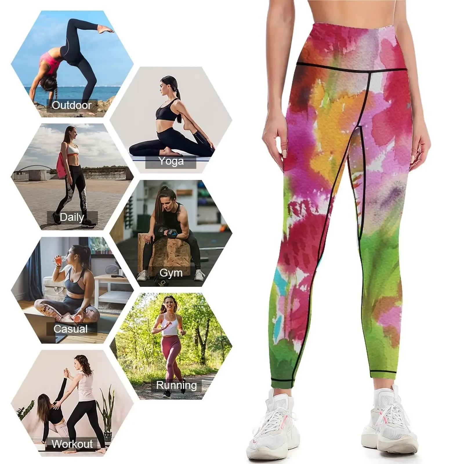 Legginsy sportowe na cały rok, spodnie sportowe do ćwiczeń, legginsy na siłownię, odzież sportowa, legginsy damskie