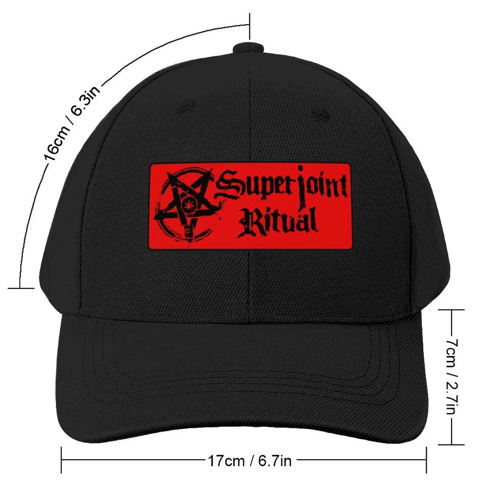 Superjoint Ritual Band Logo Red version Baseball Cap Anime Hat Uv Protection Solar Hat Hat Beach Horse Hats Woman Men's