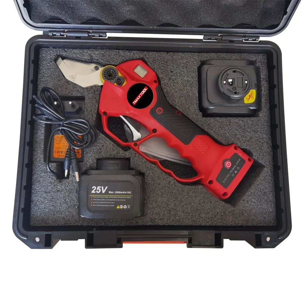 25V 2.0AH 600W 40mm Cordless Powered Garden Scissors Electric Tree Pruning shears Electric Pruner