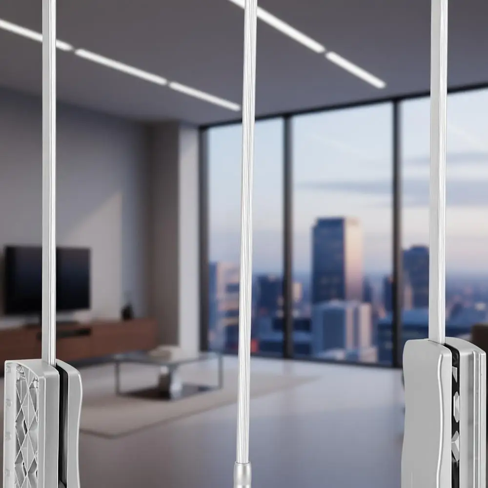 

Adjustable Width Space-Saving Aluminum Garment Hanging Rack for Closet Storage and Organization