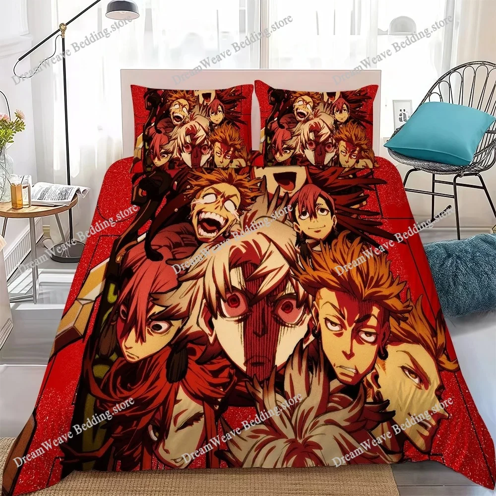 G-GACHIAKUTA Anime Duvet Cover Set Home Style Bedding Soft Laundry Cotton Bed Student Dormitory Gift
