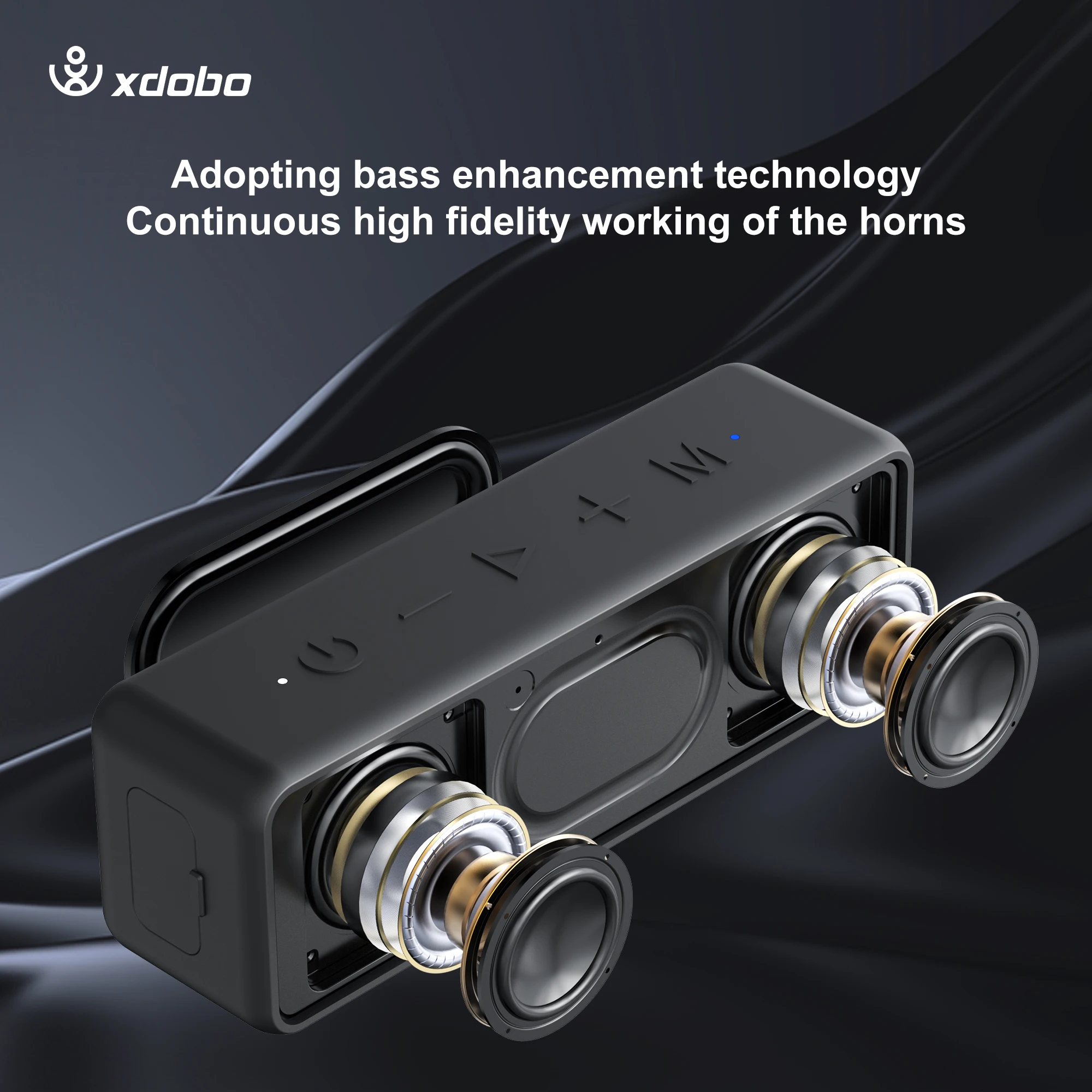 Altavoz Inalámbrico Xdobo Wing 2020 II Personalizable, Altavoz Bluetooth Inalámbrico de 20W para Fiestas, Altavoz Portátil con Resistencia al Agua IPX6