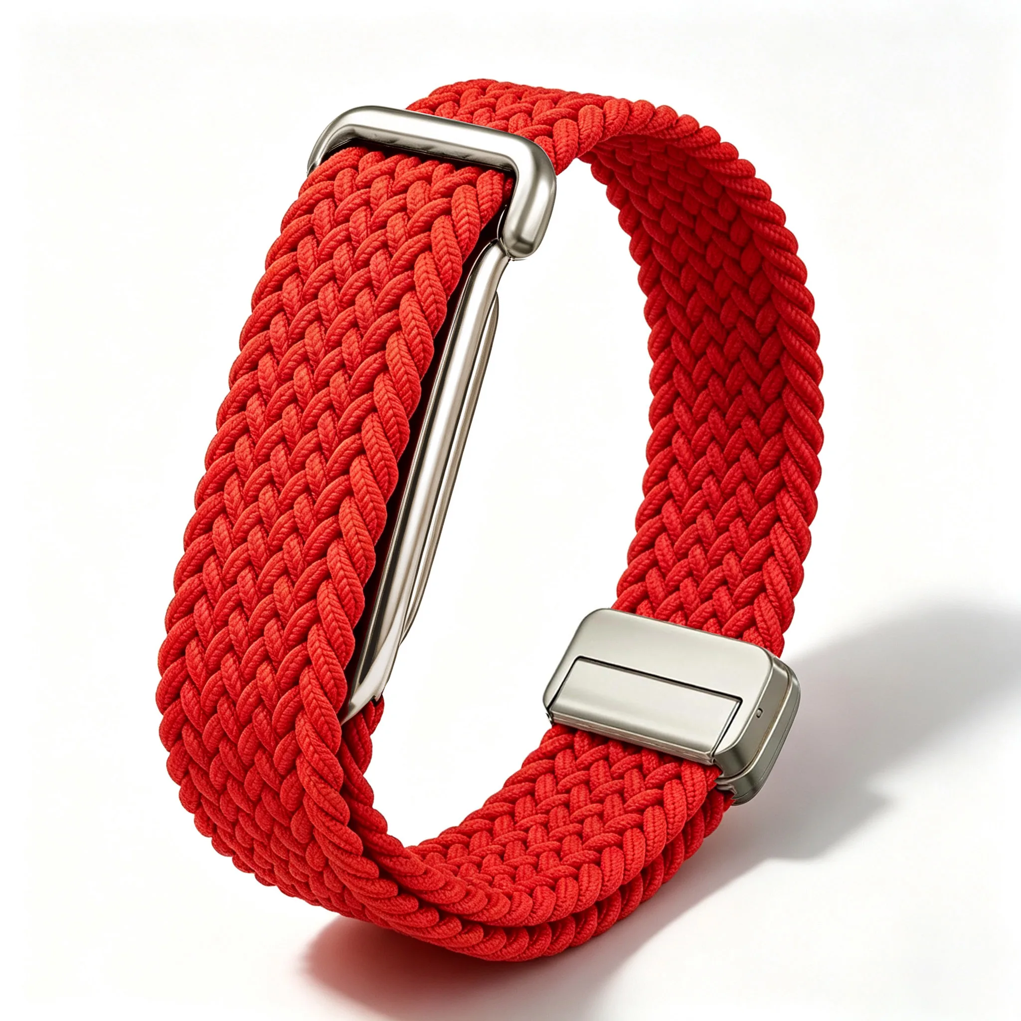 Magnetisches, geflochtenes Solo-Loop-Armband für die Google Fitbit Air Smartwatch, atmungsaktives Sportarmband, Armband, Fitbit Air-Band. – Detail 3