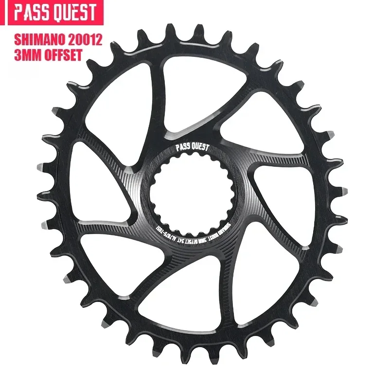 PASS QUEST 3mm offset for Shimano boost direct mount chainring 6mm offset for Shimano M6100 M7100 M8100 M9100 ROUND