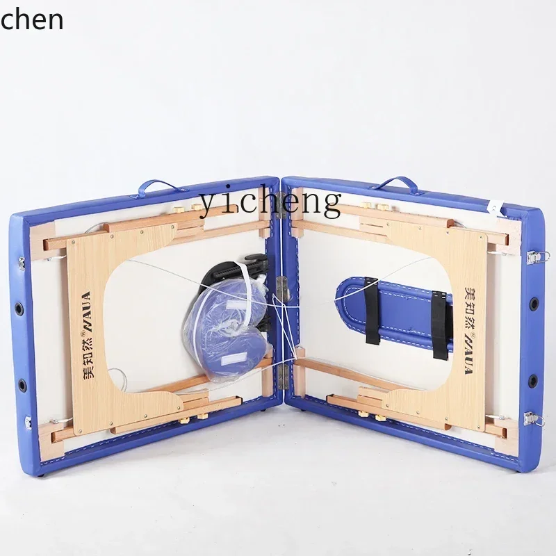 YFY  Long Hole Folding Massage Bed Beauty Physiotherapy Bed Rehabilitation Massage Evaluation Test Bed