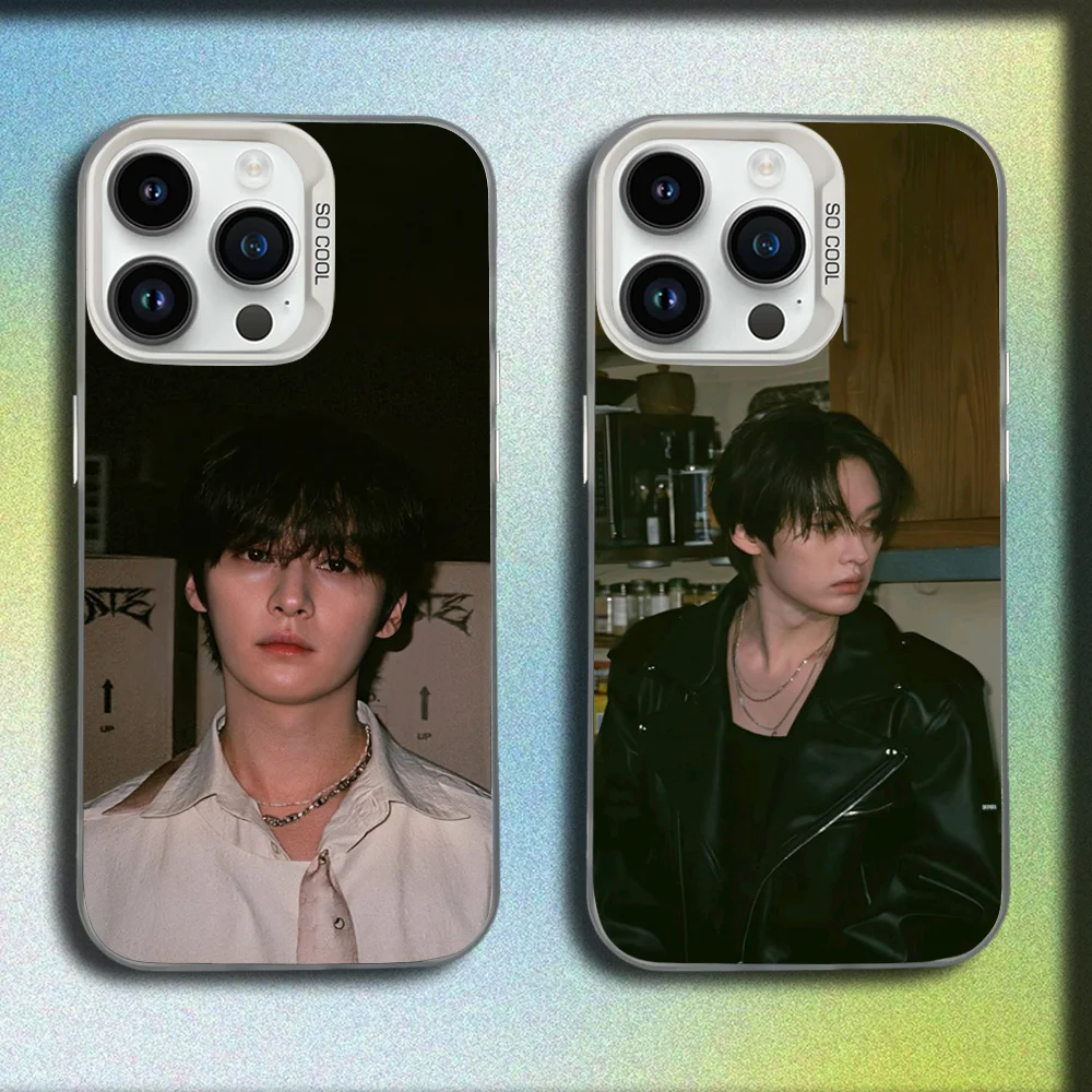 

Singer L-Lee Know Phone Case For iPhone 16,15,14,13,12,11,Mini,Pro,SE,MAX White Matte Shockproof Cover