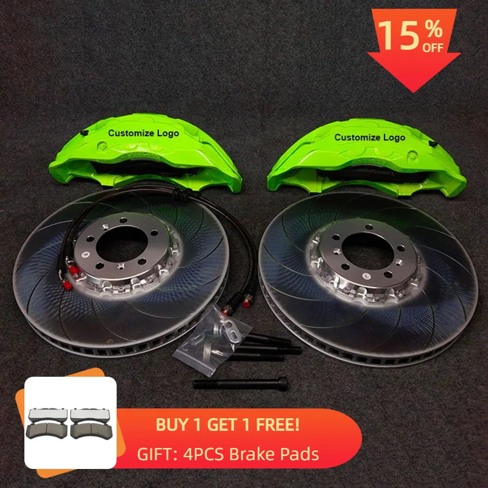 

Modified 10 Pot Caliper Fluorescent Green Big Brake Kit with 420*40mm Disc Kits for Porsche Paramera 971