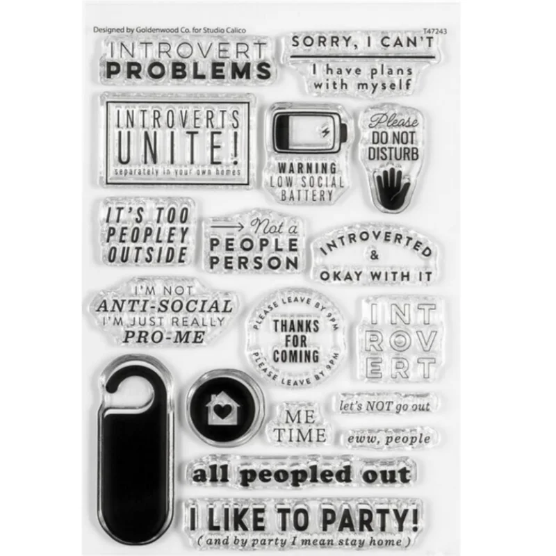 English  Clear Stamp For DIY Scrapbooking Card Making  A8009
