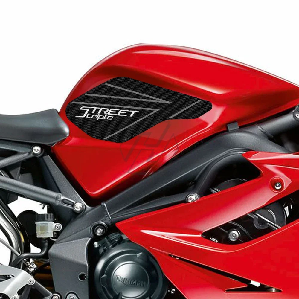 

Для Triumph Street Triple 2013-2022 наклейка аксессуары для мотоциклов боковая накладка на бак защитные коврики для наколенников