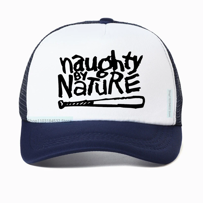 Naughty By Nature Hip Hop Rapper hat For Men Fashion Brand Men\'s Baseball Cap cool Rapper rock Dad hat Summer Mesh Bonnet