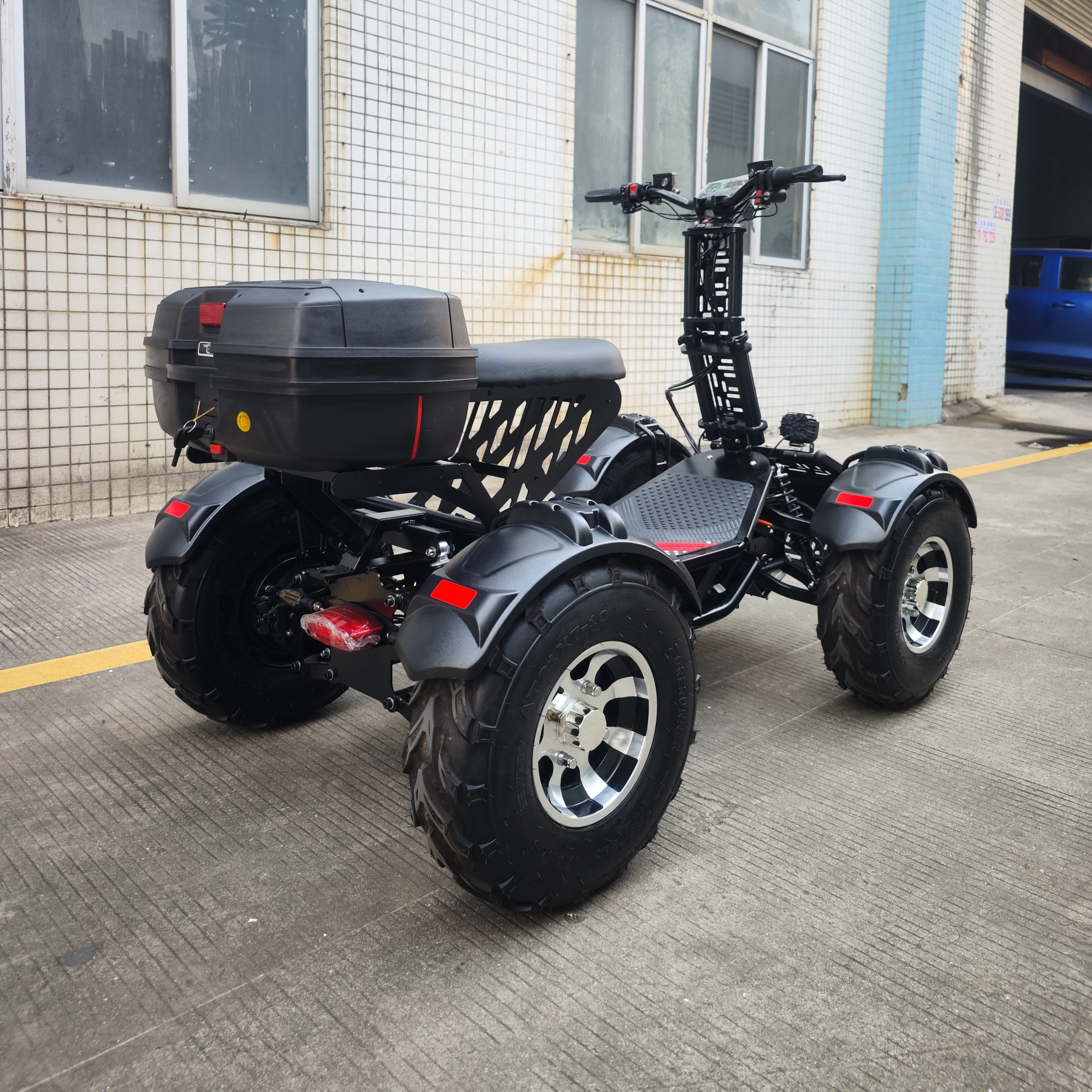Four/4 Wheeler Off Road 60V 10000W New Arrival Outdoor Electric Scooter Big Wheel All-Terrain Vehicle for Mountain Riding