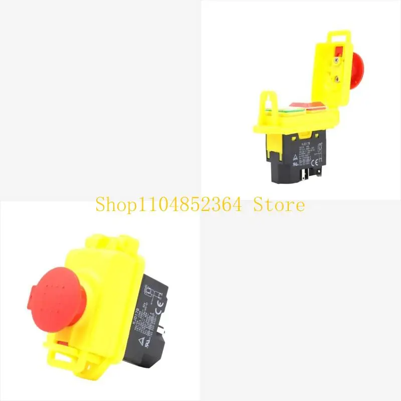 

652F Reliable 5 Pin KJD17B Button Reset Push Button PVC for Large Load Applications