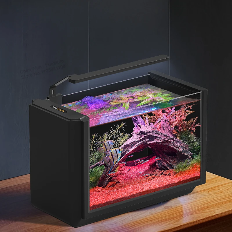 

Ecology Landscaping Fish Tank Living Room Desktop Aquatic Pet Supplies Loop Light Fish Tank Decoration Aquarium Pour Aquarium