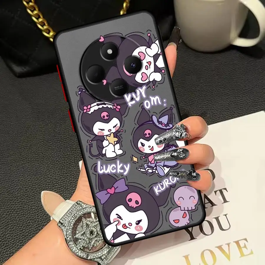 Funda trasera de teléfono para Xiaomi Redmi A4 10 13C 9 K40 Pro 12C A1 A2 Plus 14C Sanrio Hello Kitty Melody