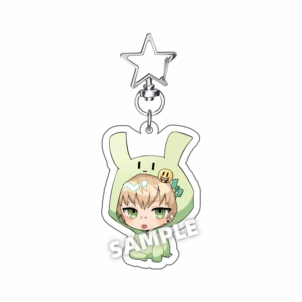 Anime DRAMAtical Murder Pendant Car KeyChain Friend Gifts cosplay Accessories cosplay fan Gifts Aoba, Noiz, Clear, Koujaku, Ren view 4