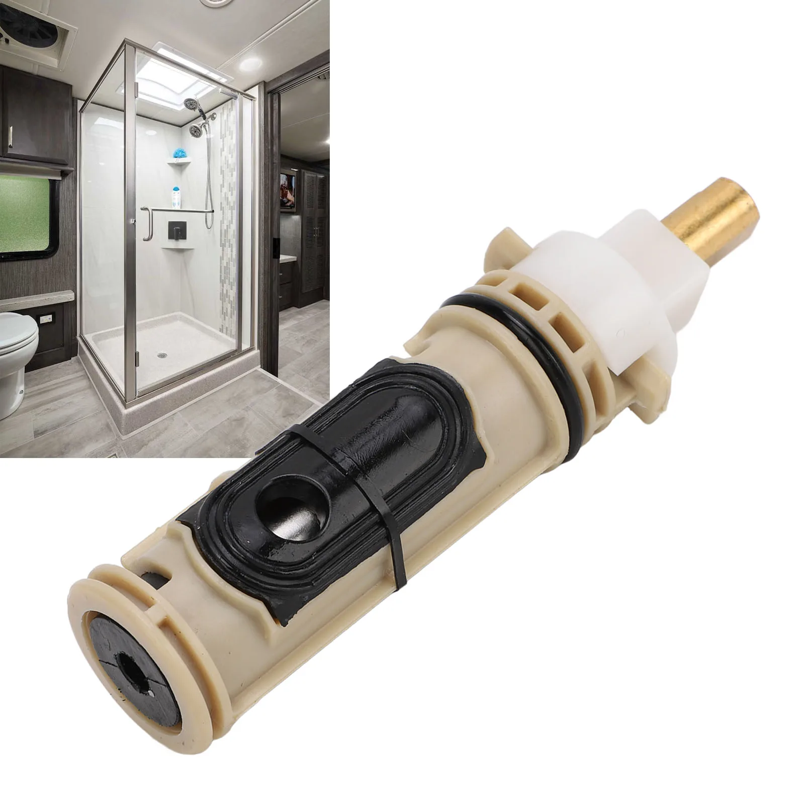 Tub Shower Cartridge Kit Bathtub Shower Valve Cartridge Consistent Water Pressure High Performance for 1222 1222b Cartridge