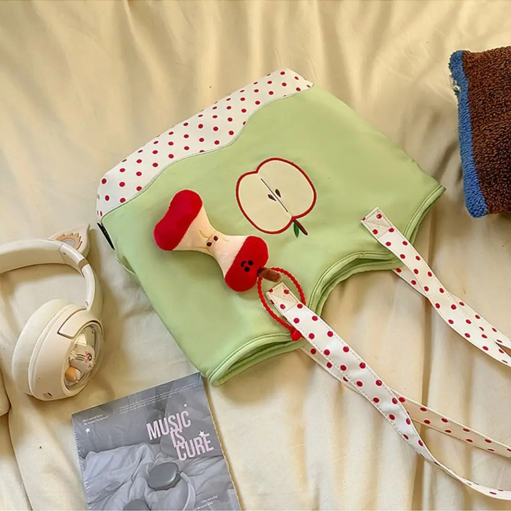 Borsa per messaggi portatile Borsa a tracolla per frutta Tinta unita Borsa divertente casual Borsa con cerniera Borsa tote in nylon stile coreano Uomo