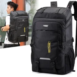 Mochila portátil impermeável grande para homens, grande capacidade, caminhadas, bolsa de viagem, ao ar livre, camping, montanhismo, escalada, homem, unissex