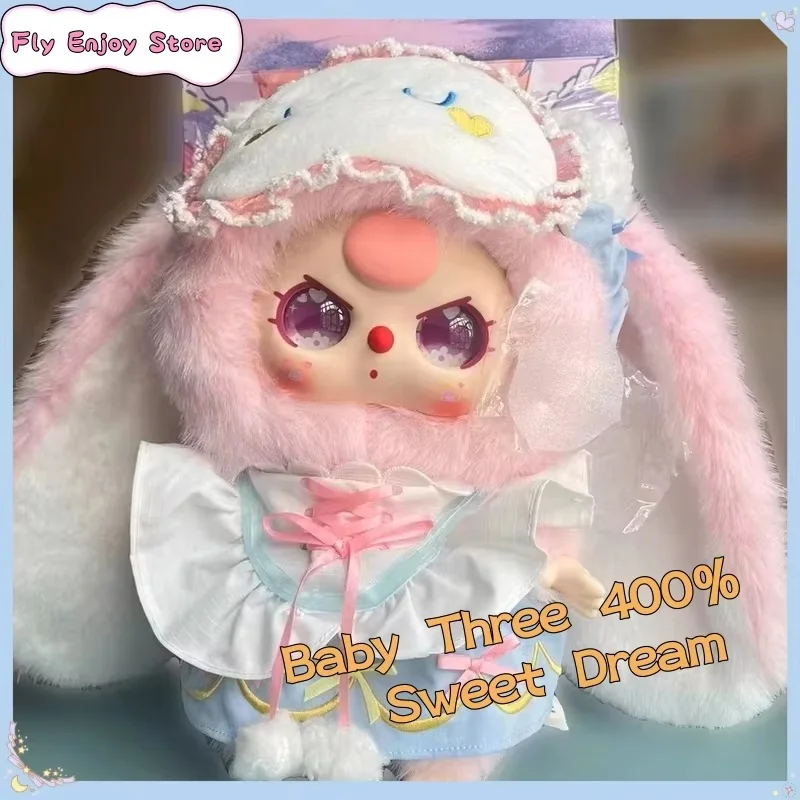 En Stock 2025 nuevo bebé tres 400% dulce sueño serie Linda caja ciega decoración muñecas de vinilo Kawaii recoger niños juguete para regalo de cumpleaños