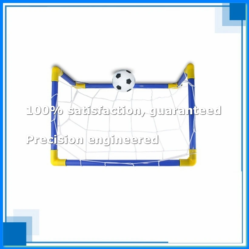 DIY Soccer Net Gate Mini Outdoor Indoor Gate Goal Kids Size Set Sports Football Frame Toy Practice Plus Ice Hockey Set-A63M