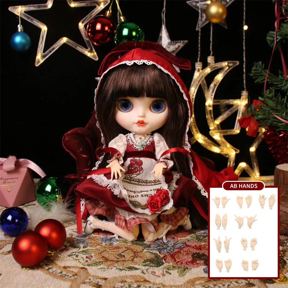 ICY DBS blyth doll 30cm 1/6 BJD toy joint body whole set doll includes doll, clothes, shoes special offer on sale for girl gift