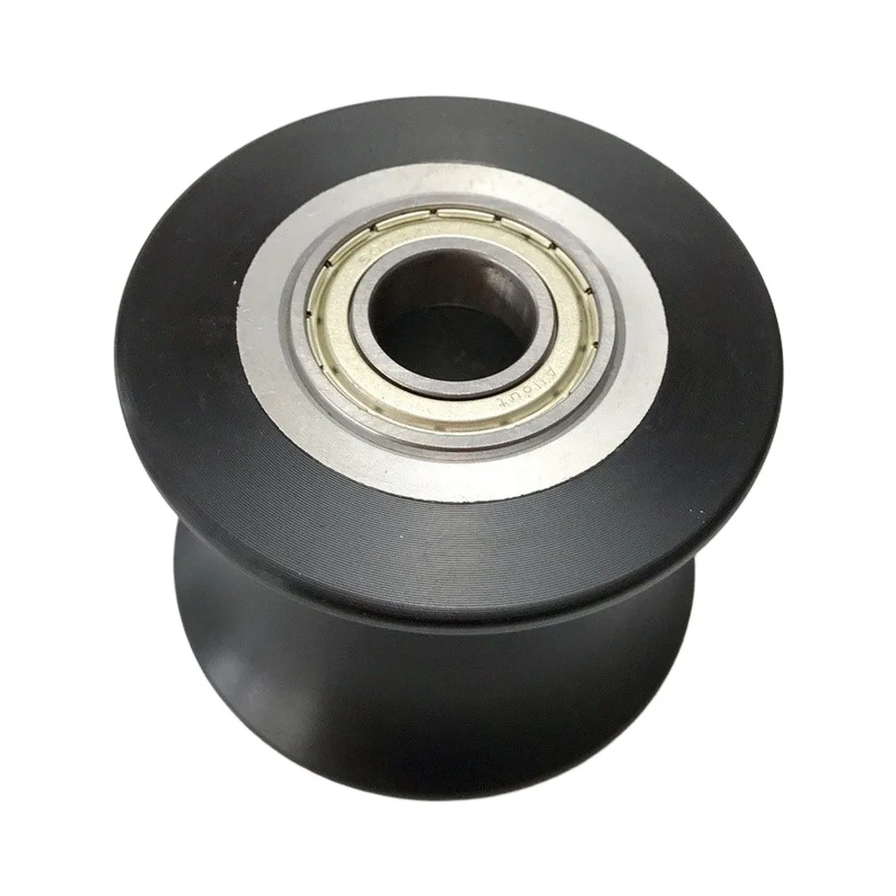 Fitness Bike Roller Slide Guide Wheel For Smooth Pedaling Experience High-strength Plastic 70mm Outer Diameter