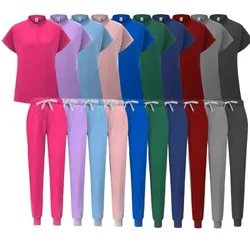 Medical Uniforms Women Scrubs Sets Nurse Nursing Accessories Beauty Salon Spa Work Clothes Surgical Suit Lab Hospital Overall