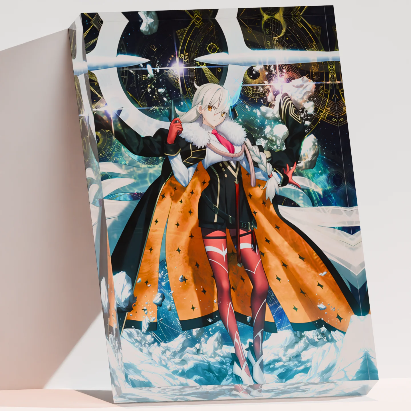 Custom 3D Acrylic Crystal Block Fate Grand Order U-Olga Marie FGO Figure Stand Cubo Holografico Print Your Image Fan Collection view 2