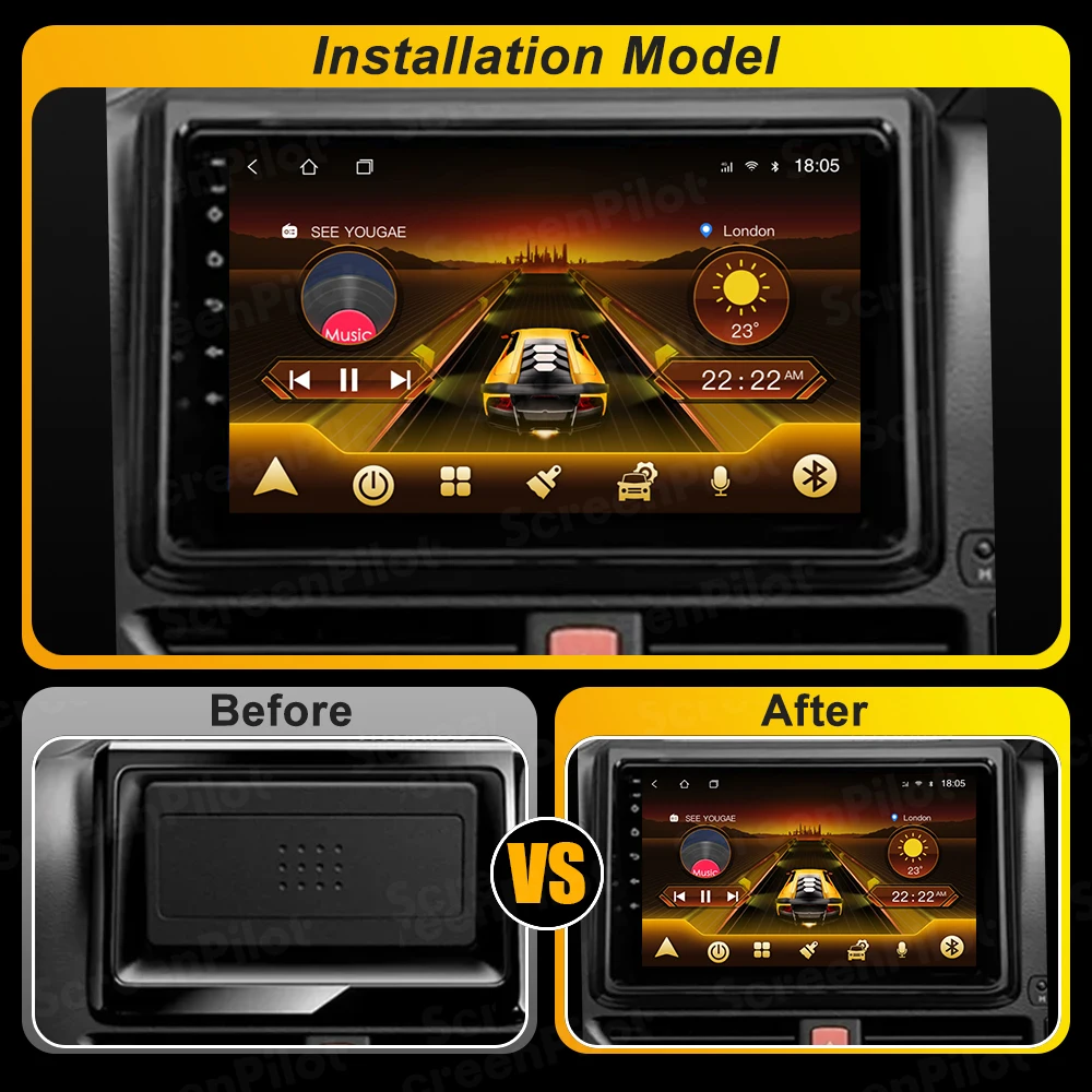 Android 15 para Radio de coche Toyota Noah 80 Esquire Voxy 2014 2015 2016 2017 2018 2019 reproductor de vídeo Multimedia 2 din Carplay 8 Core