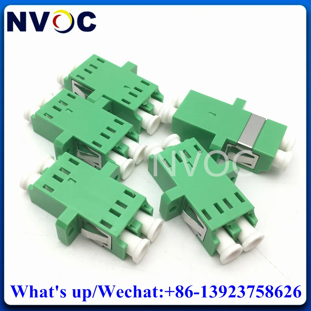 

1250Pcs LC/APC Duplex Single Mode Fiber Optic Adapter,LCAPC SC Type Flange SM DX Optical Fiber Adaptor Coupler