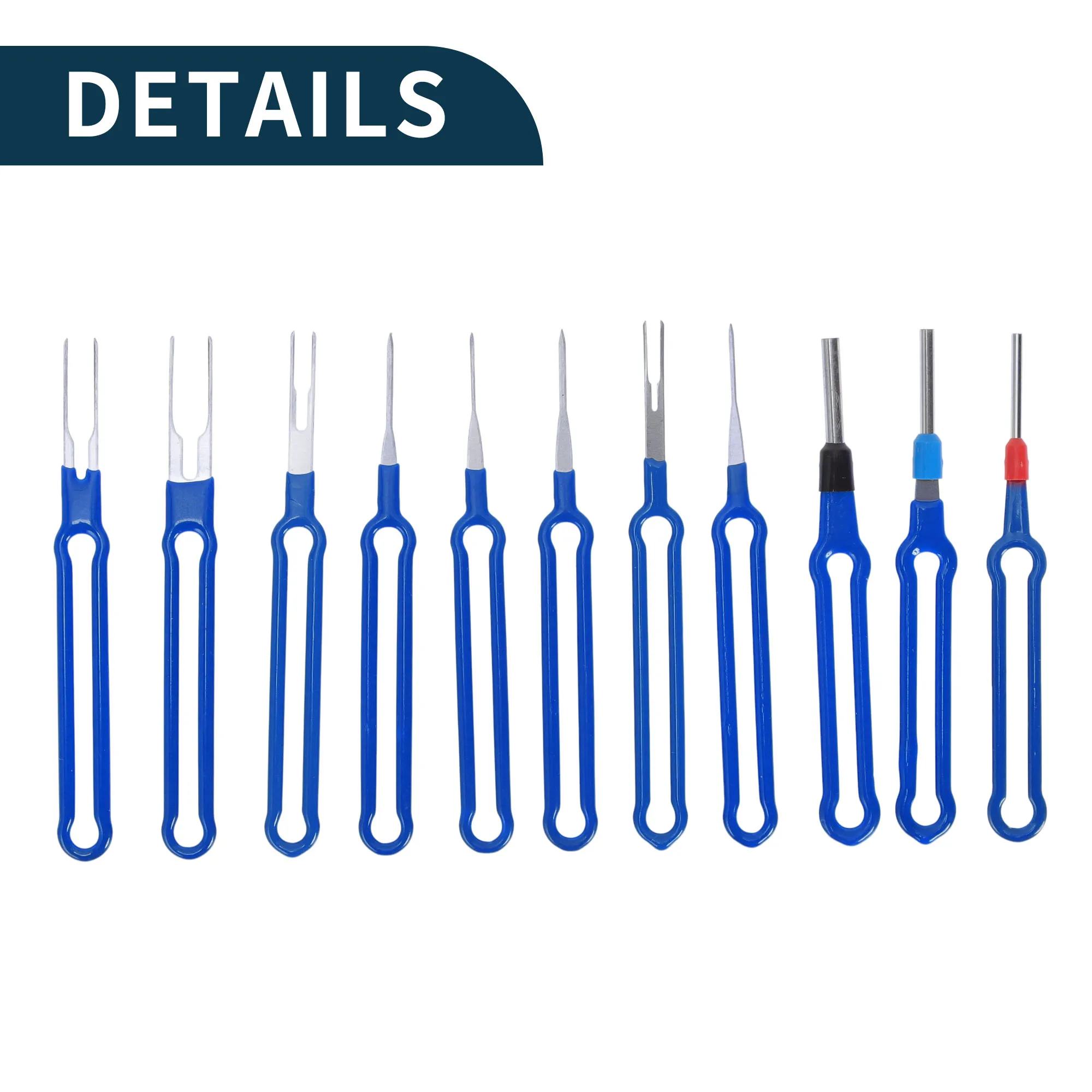 

UXCELL Автомобиль Грузовик Мотоцикл Лодка Инструмент для снятия терминала Ассортиментный комплект Разъем для проводов Набор для извлечения контактов Синий 86 шт.