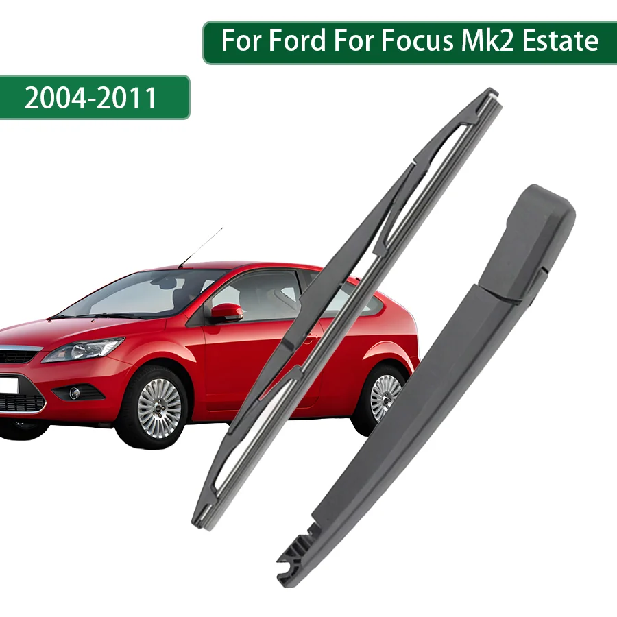 

For Ford Focus Mk2 Estate 2004-2007-2011 Rear Wiper Blade Arm Set Rear Window Windshield