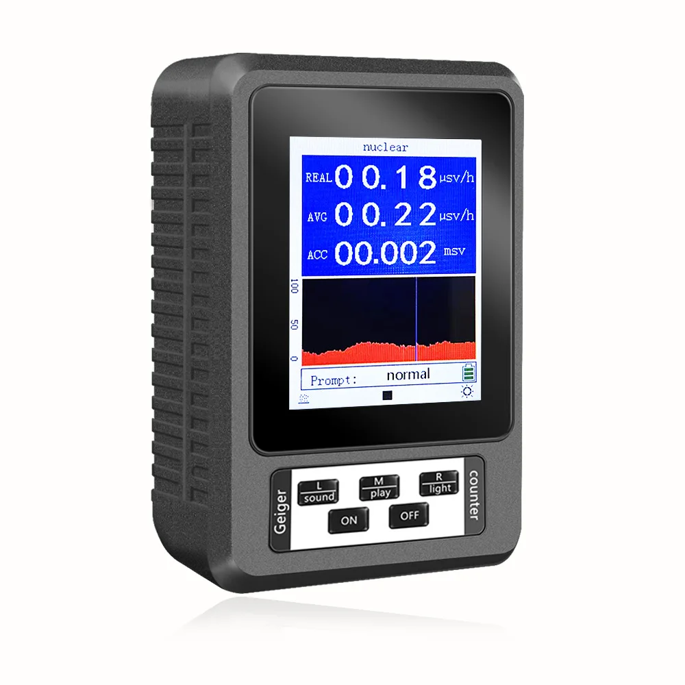 BR-9B XR1 detektor radiasi nuklir portabel penguji marmer Dosimeter pribadi penghitung Geiger x-rays γ-rays β-rays mendeteksi