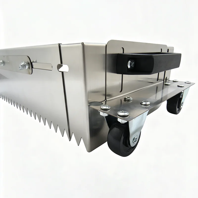 400-800mm Adjustable V Notched Trowel Mortar Comb for Fast and Equal Application of Adhesive on the Floor
