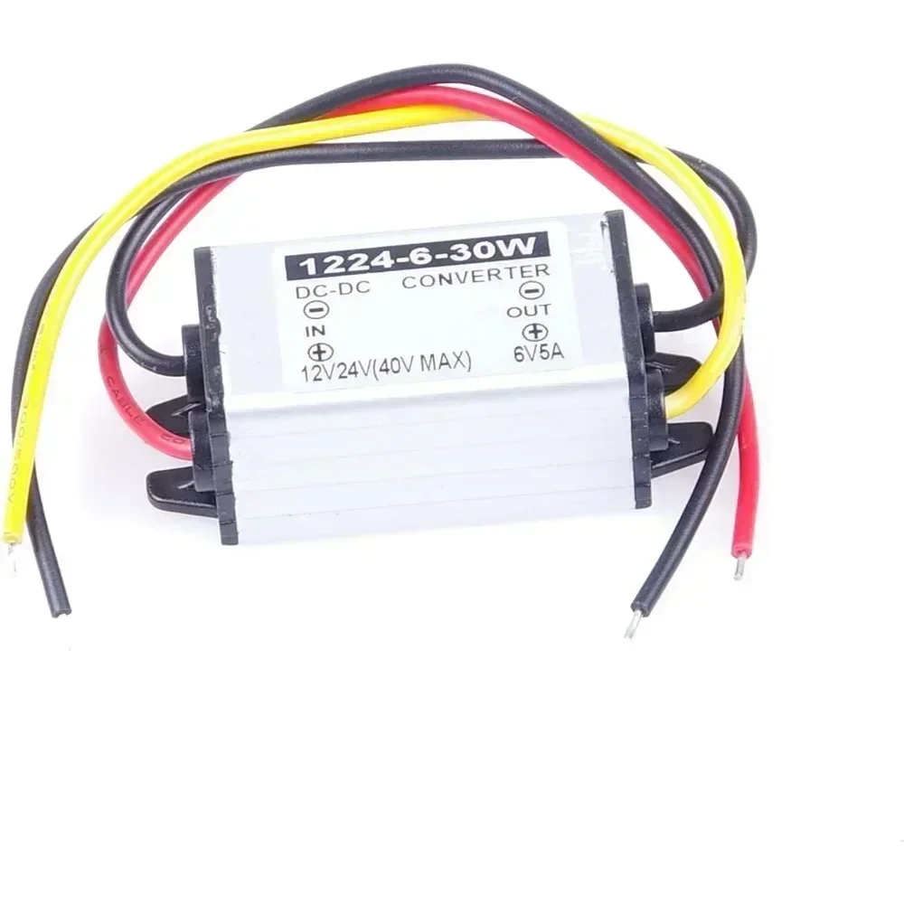 DC-DC 9V 12V 24V 36V to 6V 4A-10A Buck Power Converter Step Down Power Supply Waterproof 12V 24V to 6V 12 Volt to 6 Volt