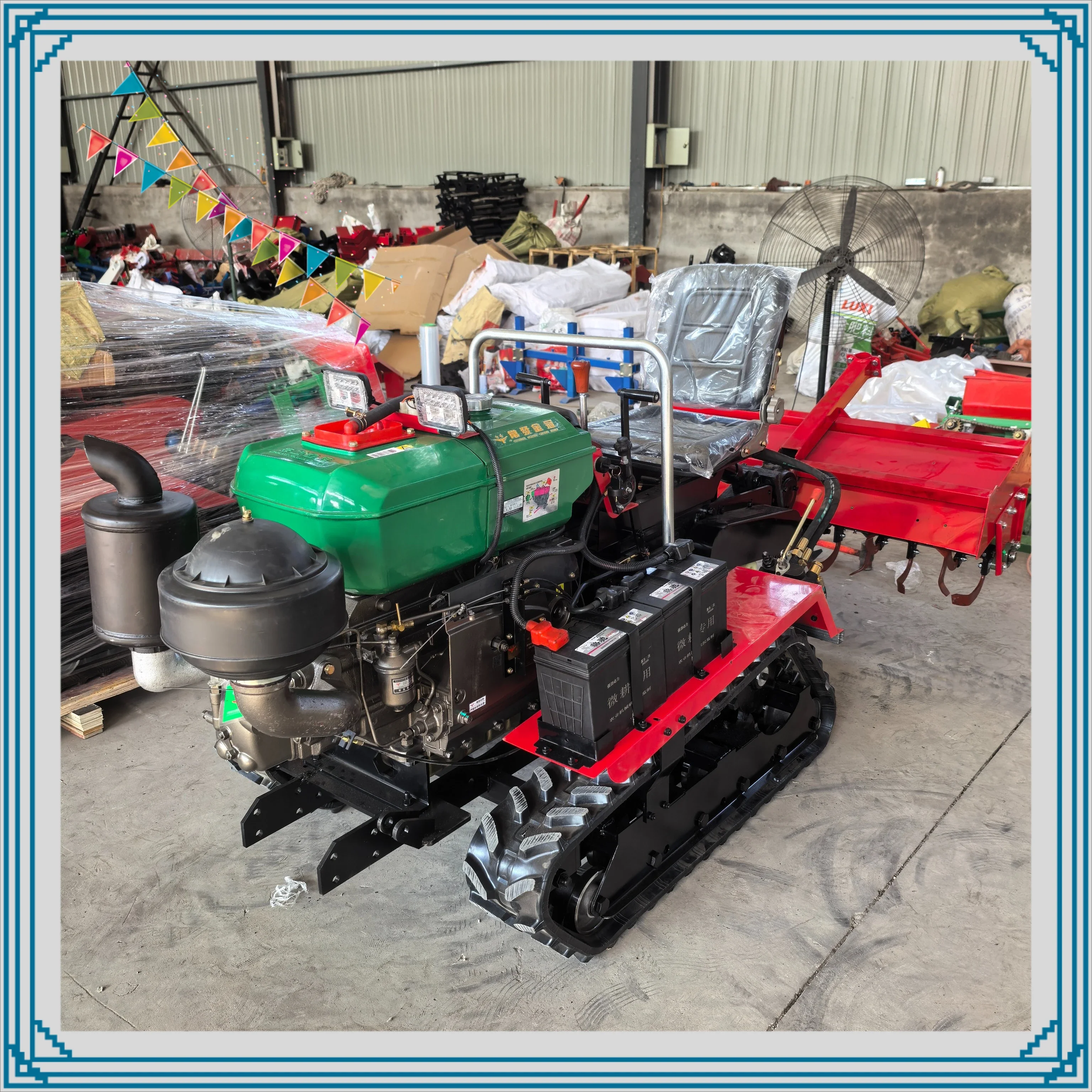 25HP 4WD Mini Tiller, Deep Plowing & Rotary Tillage, Easy to Operate