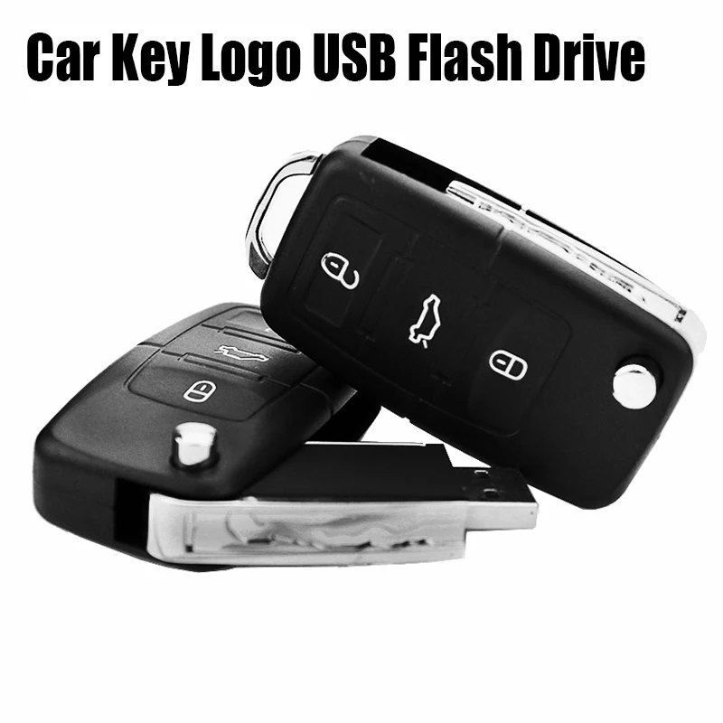 New Eshanmu Pendrive 256GB USB Flash Drive 128GB 64GB 32GB Pen Drive V W Car Key Cle USB 2.0 Memory Stick 512GB 1000GB