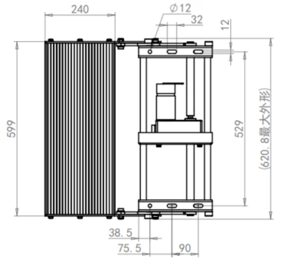 2021 Hot Sale Motorhome Fold Out Step For Folding Utility Trailer