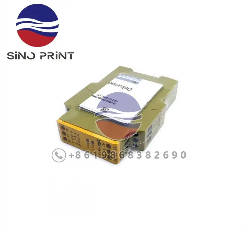 PZE X4 Safety Relay 24VDC 4N/O 2.5W For Printing Machine Spare Parts Safety Module PZEX4