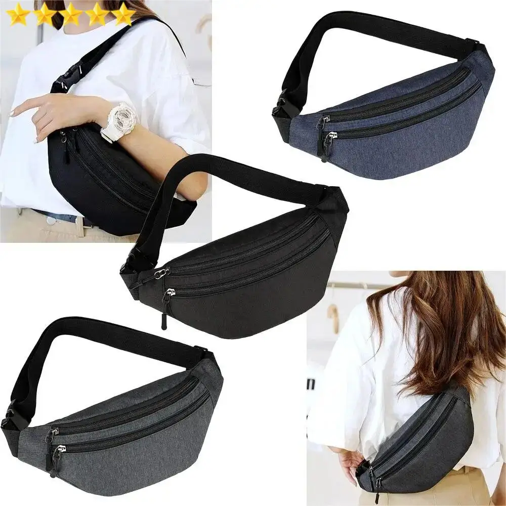 Hot Sales Casual Male Waist Bags Phone Bag Pouch Multi-functional Cross Body Bags Fashion Shoulder Bag Belt Bag Men Women