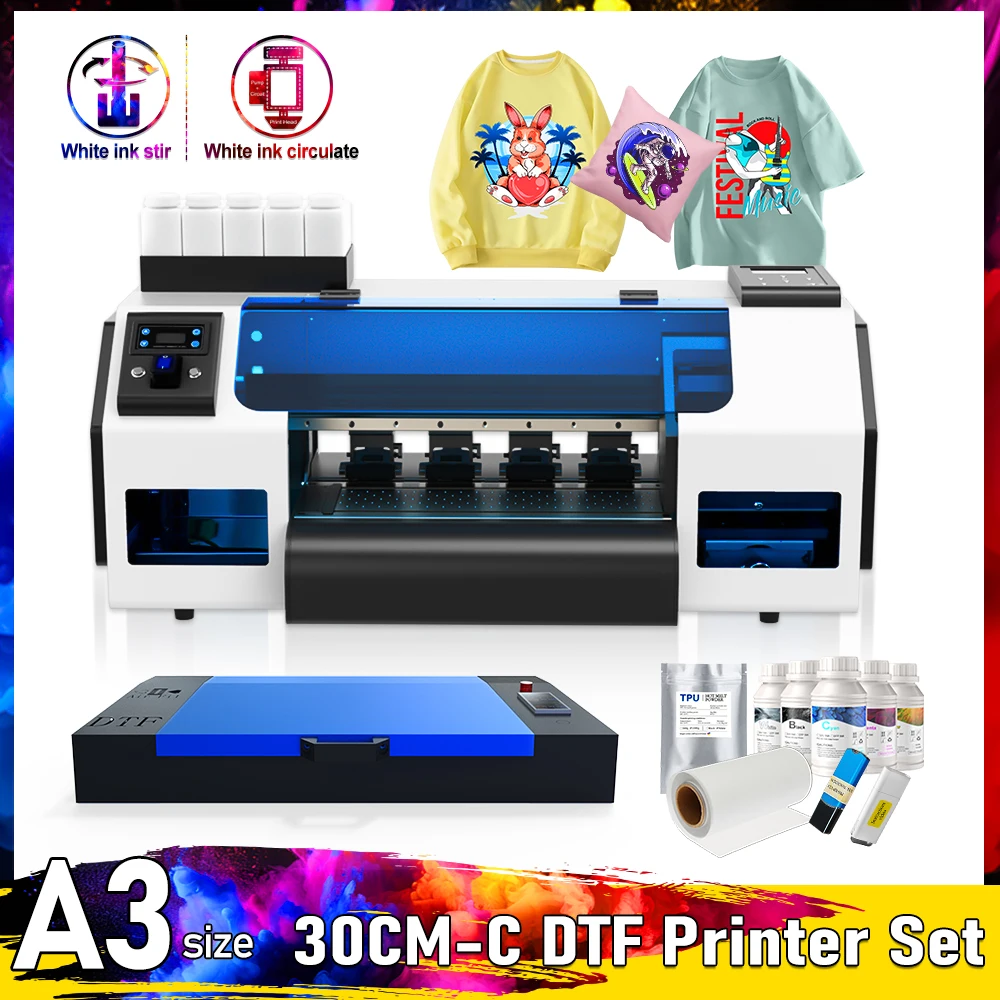 

Принтер A3 DTF для Epson XP600 Impersora A3 dtf печатная машина для футболок прямая пленка DTF принтер для футболок джинсовых толстовок