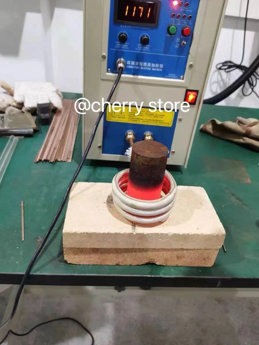 Imagem -05 - Máquina de Solda de Indução de Alta Freqüência Têmpera Anéis de Aquecimento de Bobina de Indução Tubo de Cobre o Forma