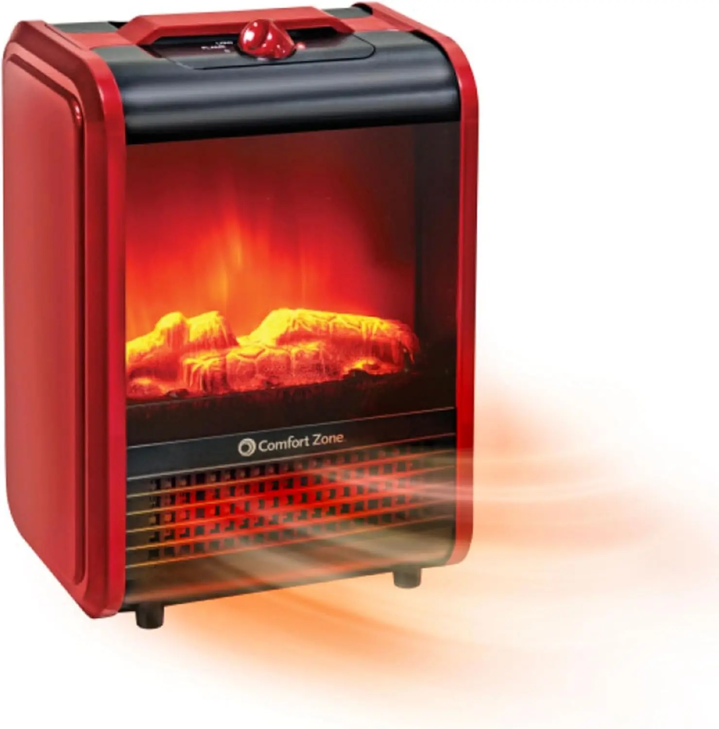 

Electric Mini Fireplace Heater with Realistic 3D Flame, Cool Body, Safety Features, 1200W for Home & Office