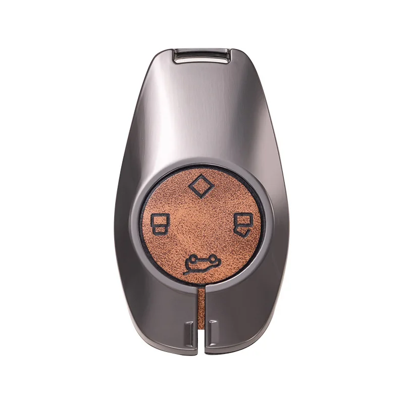 Car Zinc Alloy Leather Key Case Holder Cover Chain For Leapmotor C16 C11 C10 C01 B10 T03 S01 Car Smart Key Shell Accessories 5