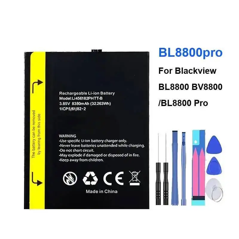 

Bl8800pro Environmentally Friendly Portable For Blackview BV8800 BL8800 Pro 8380Mah Mobile Phone Battery
