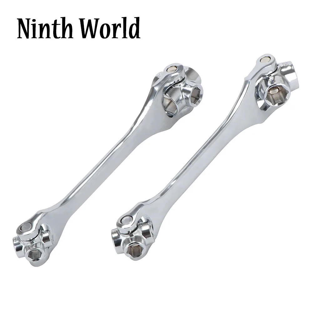 2025 Hot Sale 8 in 1 Dog Bone Metric 6 Point Socket Wrench with 12mm To 21mm Multi-size  Auto Repair Tool Double Head Spanner