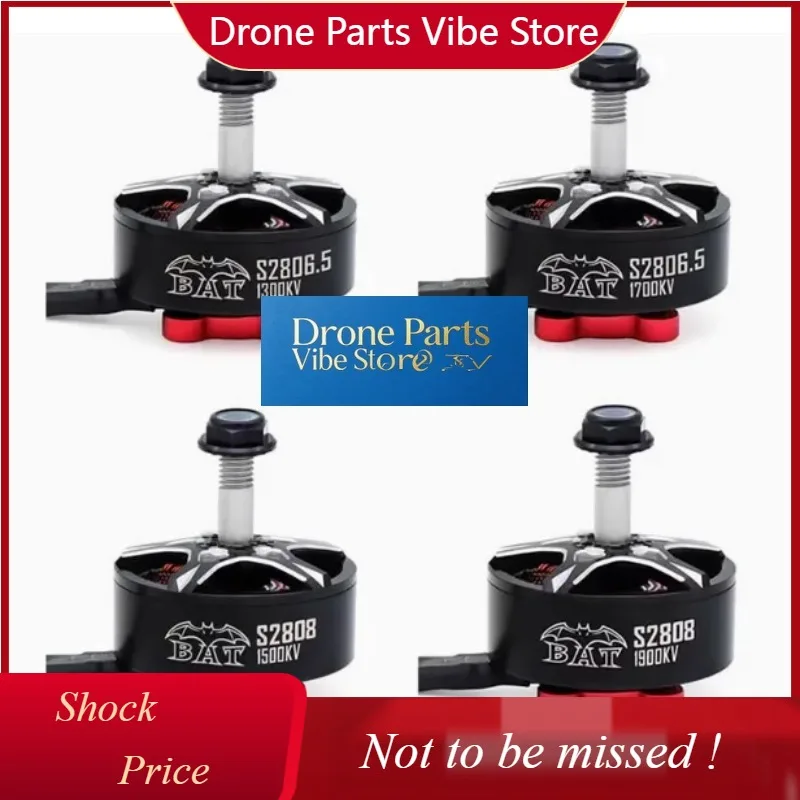

DParts1SurpassHobby S2806.5 Bat 1300KV/1700KV Optional UAV Brushless Motor For FPV Race Drone 4-6S Lipo Imported Shaft RC Access