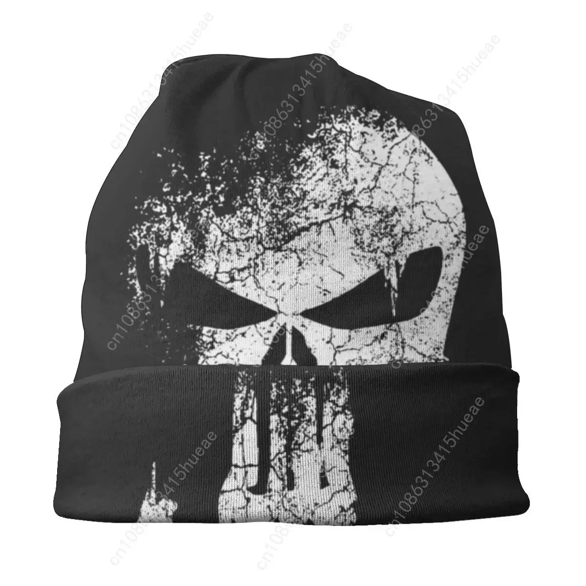 الهيكل العظمي الجمجمة شتاء دافئ بونيه فام الحياكة القبعات قبعة قبعة المعادن الثقيلة روك لفة الموسيقى بيني قبعات للرجال والنساء