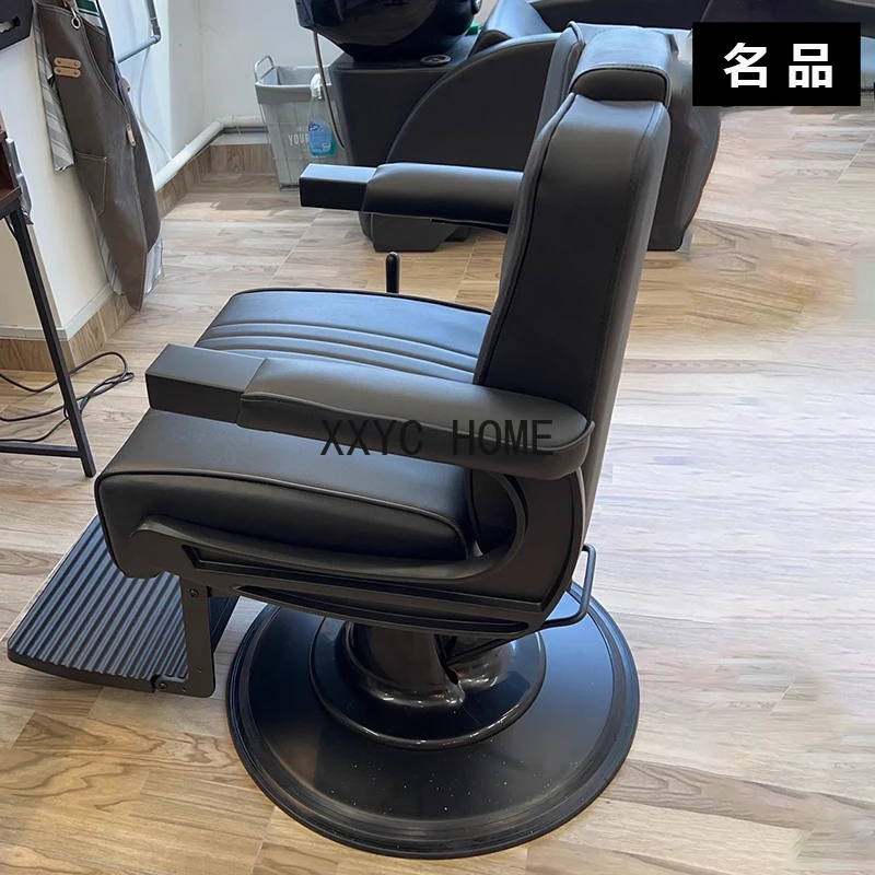 Professional Barbershop Luxury Barber Chair Swivel Barber Chair Perm Shave Comfort Cadeira De Barbeiro Beauty Furniture